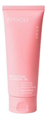 AMIJOLI Гель для умывания с экстрактом сакуры для выравнивания тона кожи-Brightening Gel Cleanser Sakura Radiance , 150мл