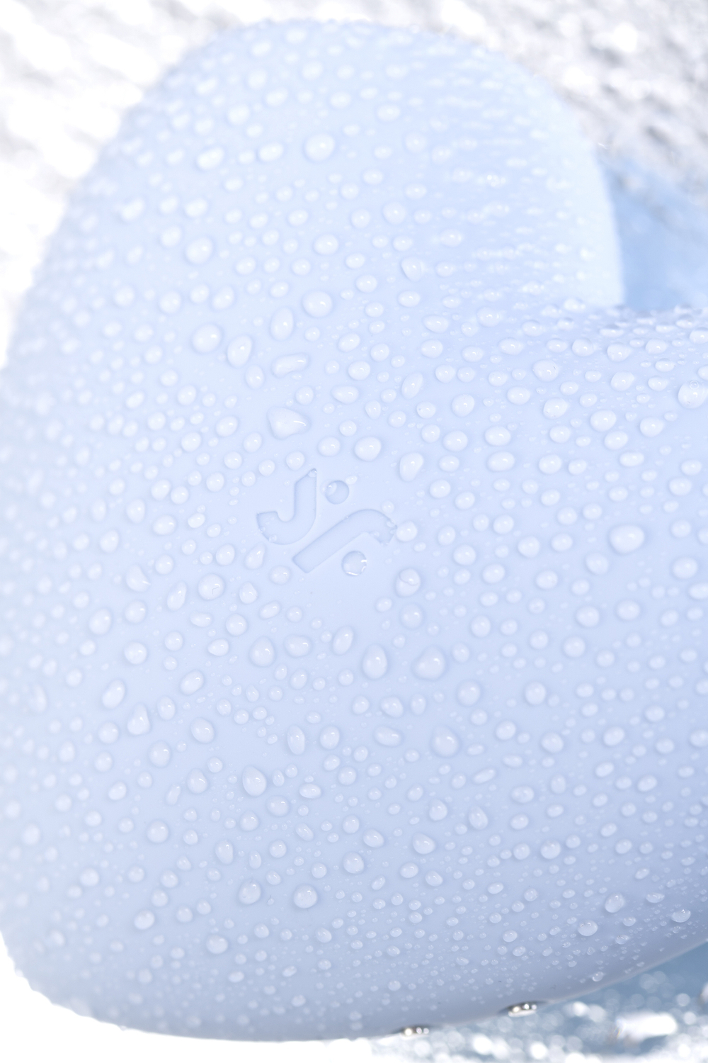 Вакуум-волновой стимулятор клитора с вибрацией Satisfyer Cutie Heart, силикон, голубой, 7,7 см