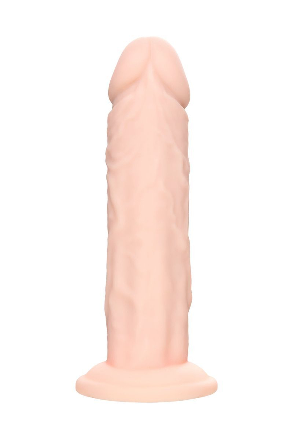 Телесный фаллоимитатор из силикона Jared L. - 18 см. (Цвет: телесный)