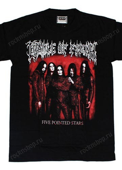 Футболка Cradle of Filth Five Pointed Stars