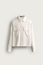 СТРУЯЩАЯСЯ КУРТКА-РУБАШКА СВОБОДНОГО КРОЯ — ZARA · 3715/807