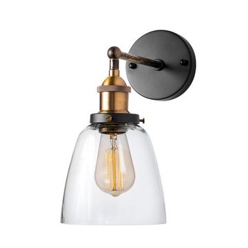 Бра 1*Е27 LOFT1122W чёрный/латунь Factory Filament LOFT IT