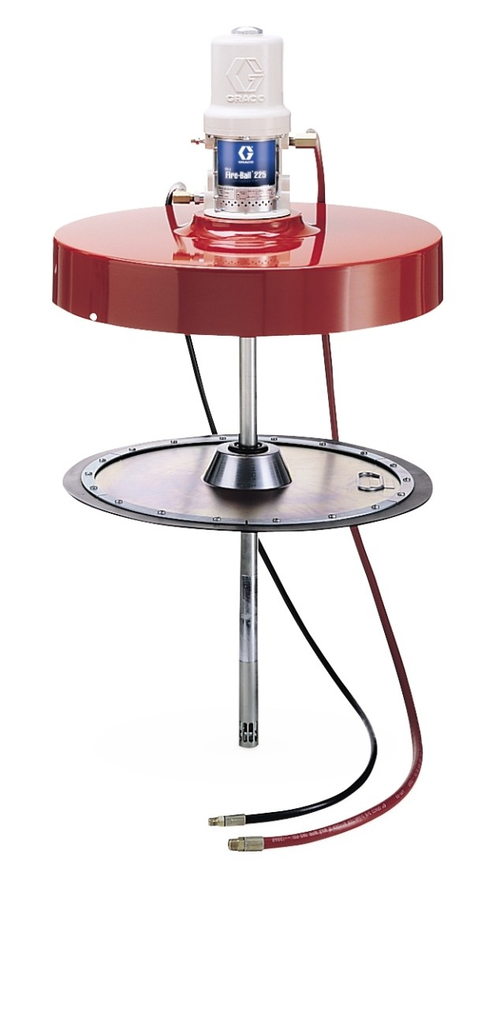 Mini Fire-Ball 225 50:1 — насос для подачи консистентной смазки на 181 кг — стационарный комплект для подачи