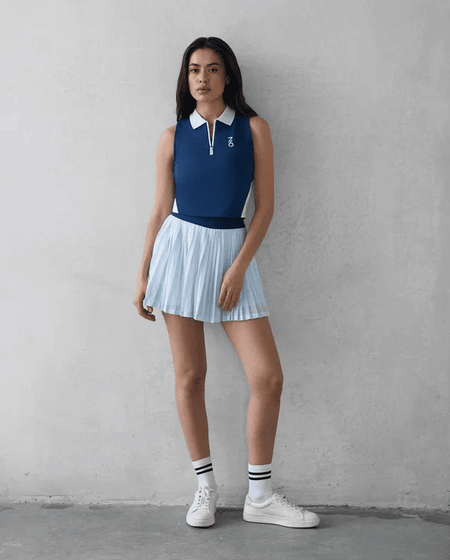 Поло женское 7/6 Kris Top - Navy Peony