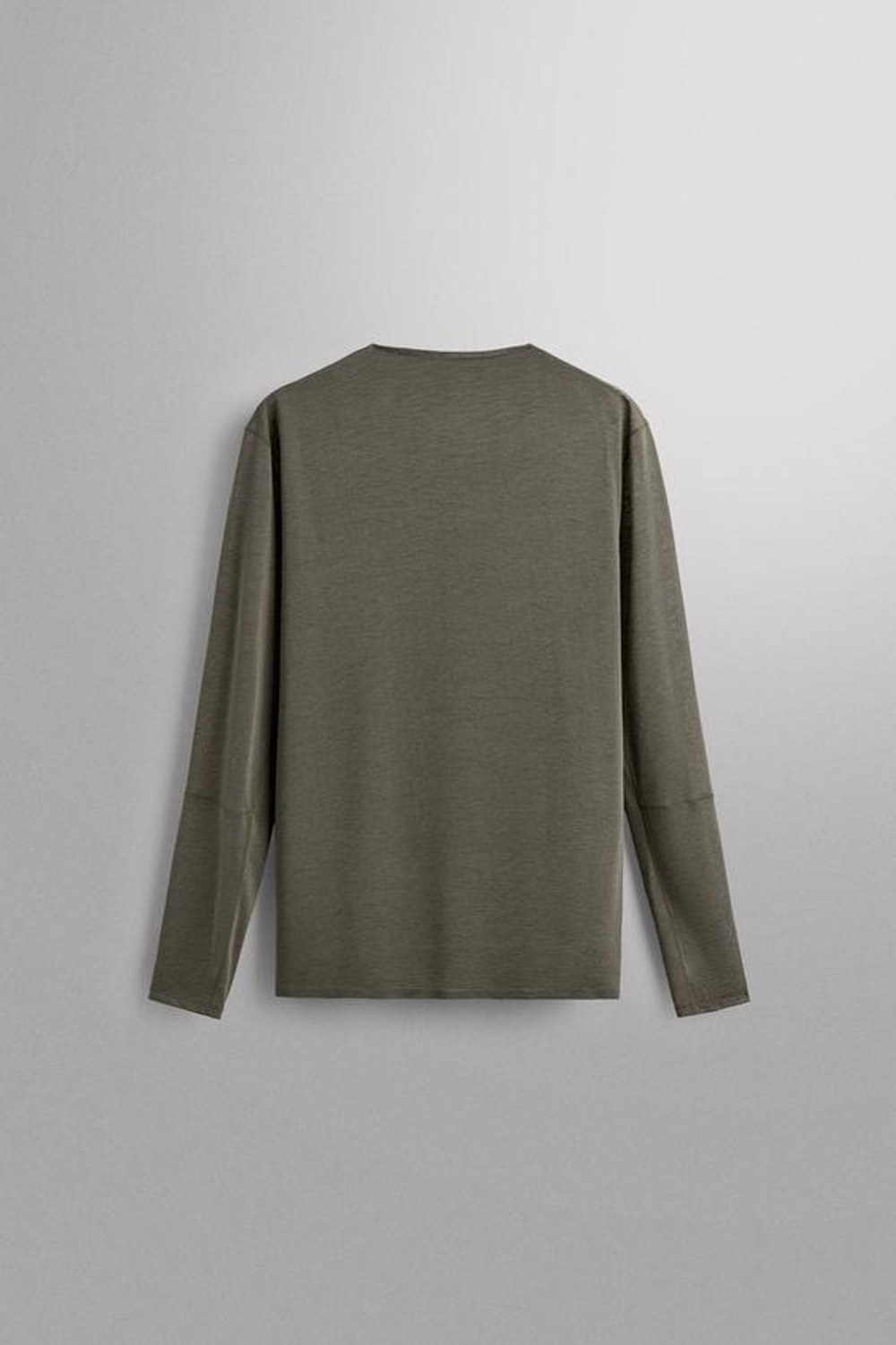 ZARA ЛЕГКАЯ ФУТБОЛКА ДЛЯ БЕГА ИЗ РЕЛЬЕФНОЙ ТКАНИ, ЗЕЛЕНЫЙ МЕЛАНЖ