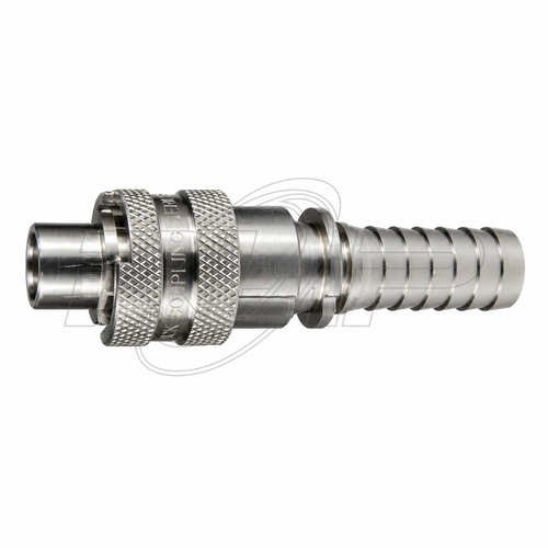 Быстроразъёмный ниппель Dixon N4S6-SS Dix-Lock N-Series, хвостовик под рукав 3/4″, AISI 316