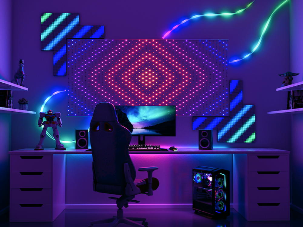 Световая панель Twinkly Matrix 500 LED RGB 0,5 x 2,4 м Clear