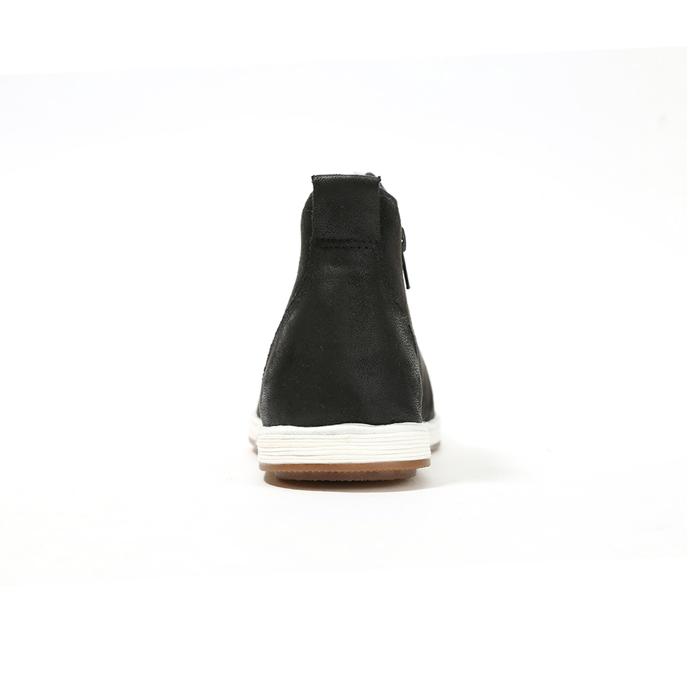 LAOMEIHUA Low top Snow Boots Men"s Black