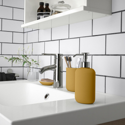 IKEA EKOLN  (ИКЕА ЕКОЛН)  -  Стакан для зубных щёток - тёмно-жёлтый