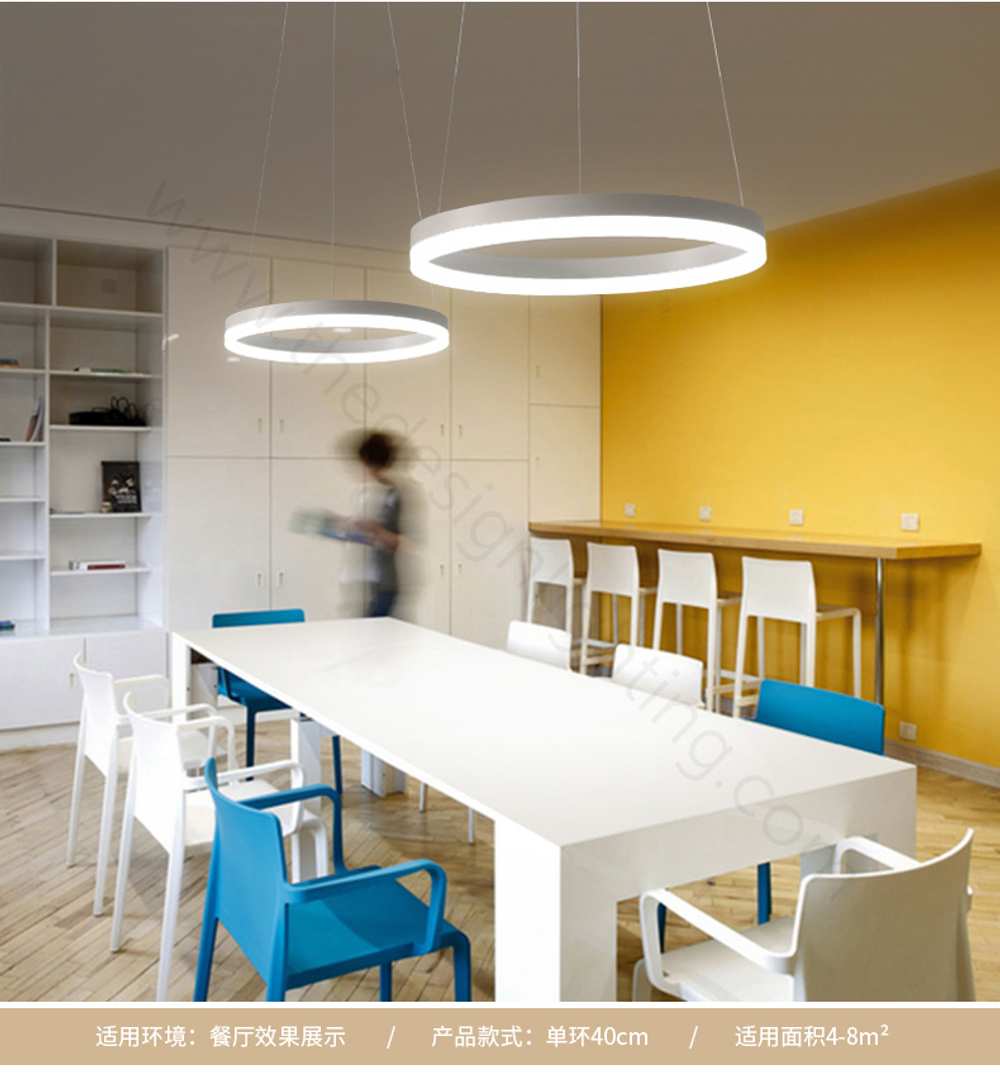 Pendant Led design lamp  Corona by SONNEMAN D40 (Grey)