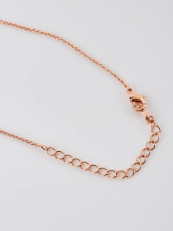 Кулон-капля Белла с кристаллом Swarovski шампань