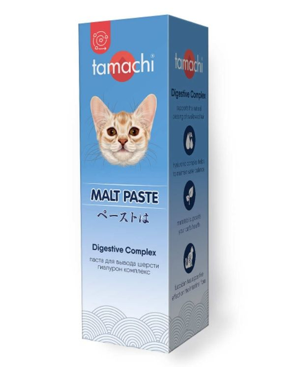 TAMACHI 30 мл мальт-паста для вывода шерсти