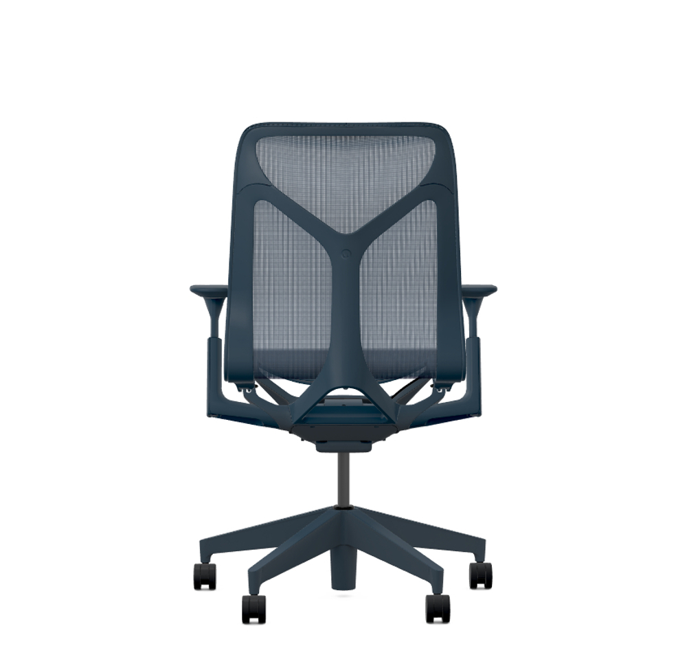 Кресло Herman Miller Cosm, средняя спинка, цвет Nightfall, регулируемые подлокотники