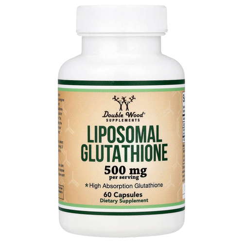 Double Wood Supplements, липосомальный глутатион, 60 капсул