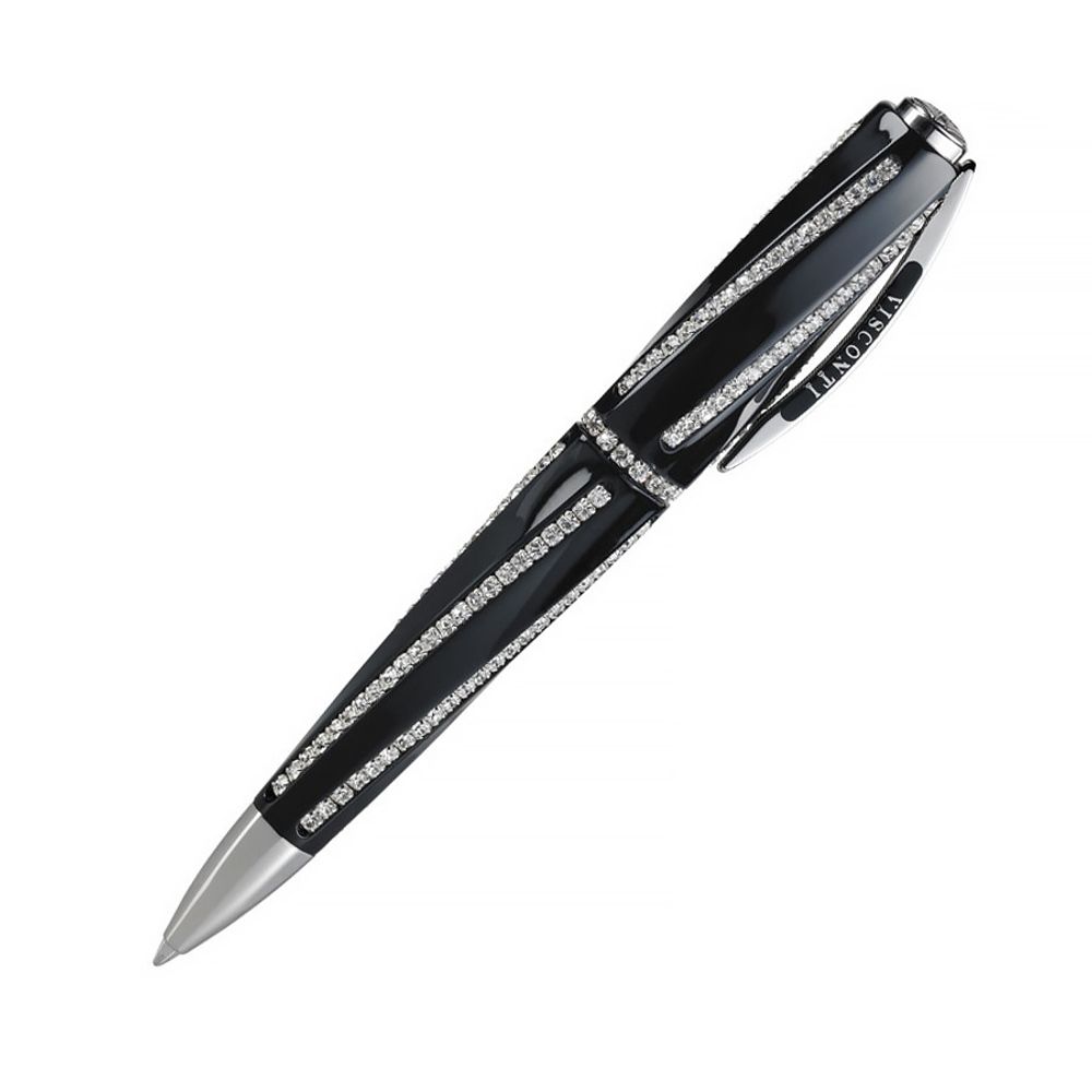 Visconti Divina Royale черный вставки кристаллы Сваровски (VS-375-02)