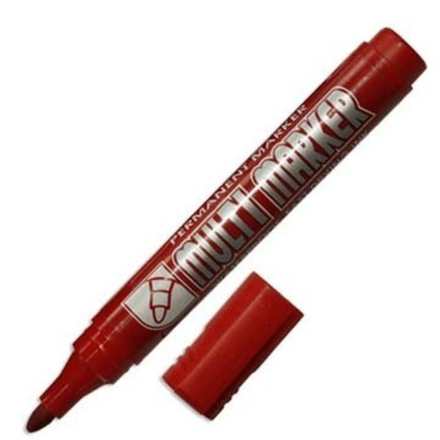 Маркер перманентный 3.0 мм MULTI MARKER красный