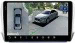 Магнитола для Peugeot 208 A9 2012-2019, 2008 A94 2013-2019 - FarCar BX3262M-360 монитор 10.36" 2K QLED на Android 13, Быстрая, CarPlay, 4G SIM-слот, 4 камеры в комплекте