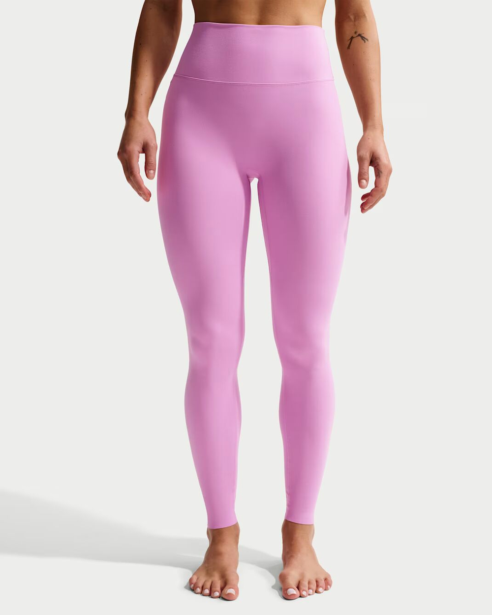 Nike Zenvy Женские лосины с высокой талией, без шва спереди, полной длины - NIKE