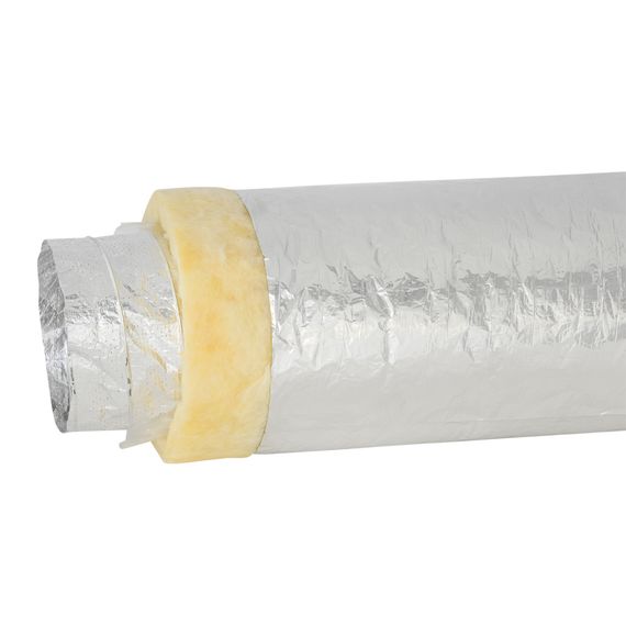 SONODEC 25-DS457мм x10м Звукопоглощающий гибкий алюминиевый воздуховод (Нидерланды)