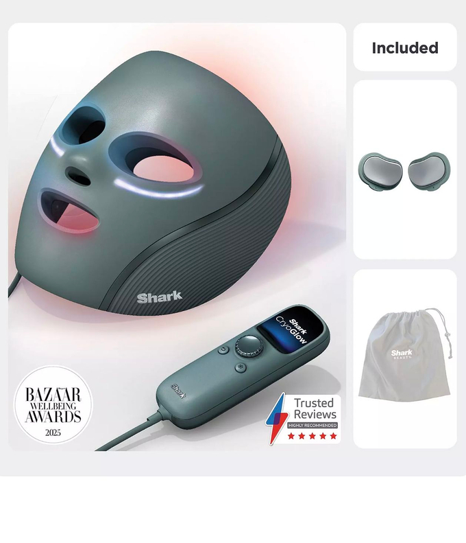 Светодиоидная Маска Shark Beauty CryoGlow FW312UK Blue Frost