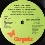 Rory Gallagher ‎– Against The Grain (Дания 1975г.)