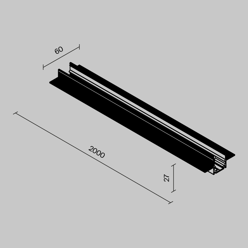 Профиль Outdoor O-TR002ED-P-B2M
