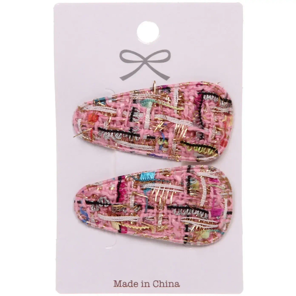 Зажимы для волос 2шт «New collection - Marina», микс 6 цветов, 6*2,5см