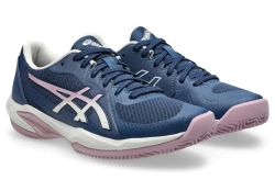 Женские теннисные кроссовки Asics Solution Swift FF 2 Clay - independence blue/taro purple