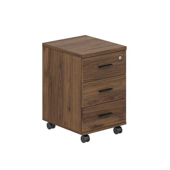 Тумба мобильная Сигма  с 3 ящ. 404х460х619, с замком, з.ст.ДВП SG.610