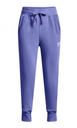 Штаны для девочки теннисные Under Armour Girls' UA Rival Fleece LU Joggers - Бирюзовый