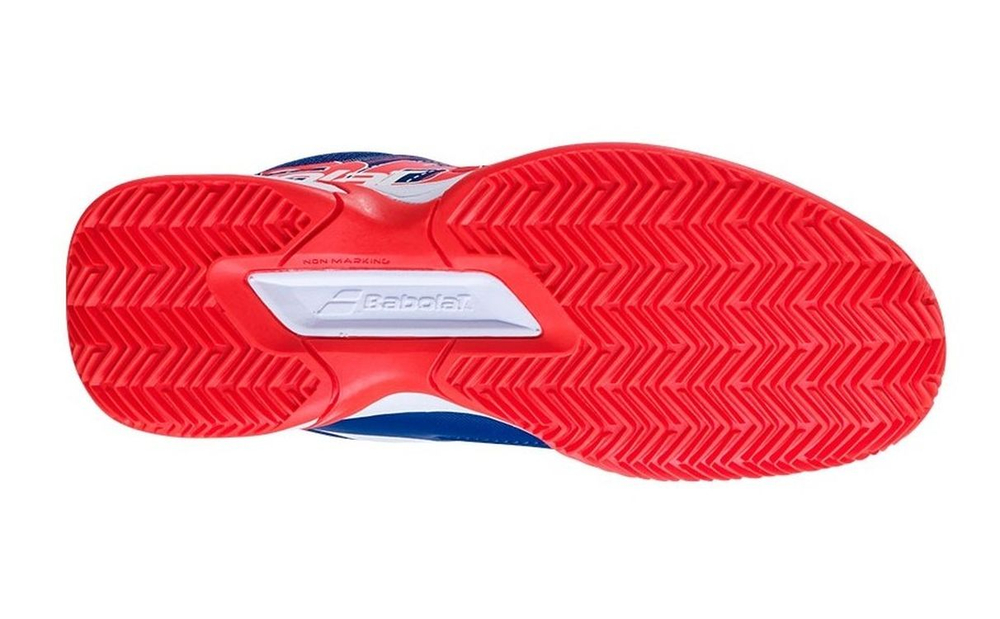 Юниорские кроссовки для падела Babolat Pulsa JR - estate blue/fluo strike