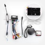 Магнитола для Jeep Grand Cherokee WK2 2013-2022 (ШГУ 8.4", рамка-накладка) - FarCar BX9-360-9564F1 монитор 9.5" 2K QLED на Android 13, Быстрая, CarPlay, 4G SIM-слот, 4 камеры в комплекте