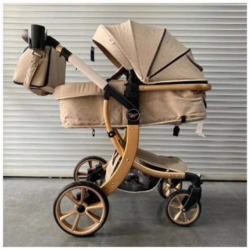 Детская коляска Luxmom 608 2в1 (хаки)