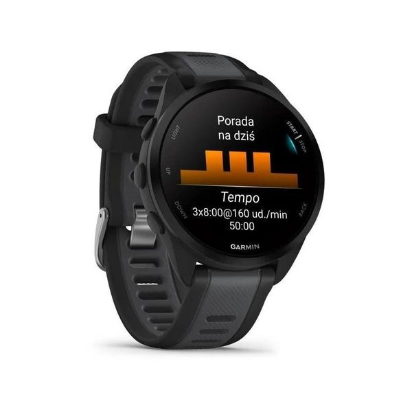 Умные часы Garmin Forerunner 165, Черный | Black (010-02863-20 | 010-02863-AC)