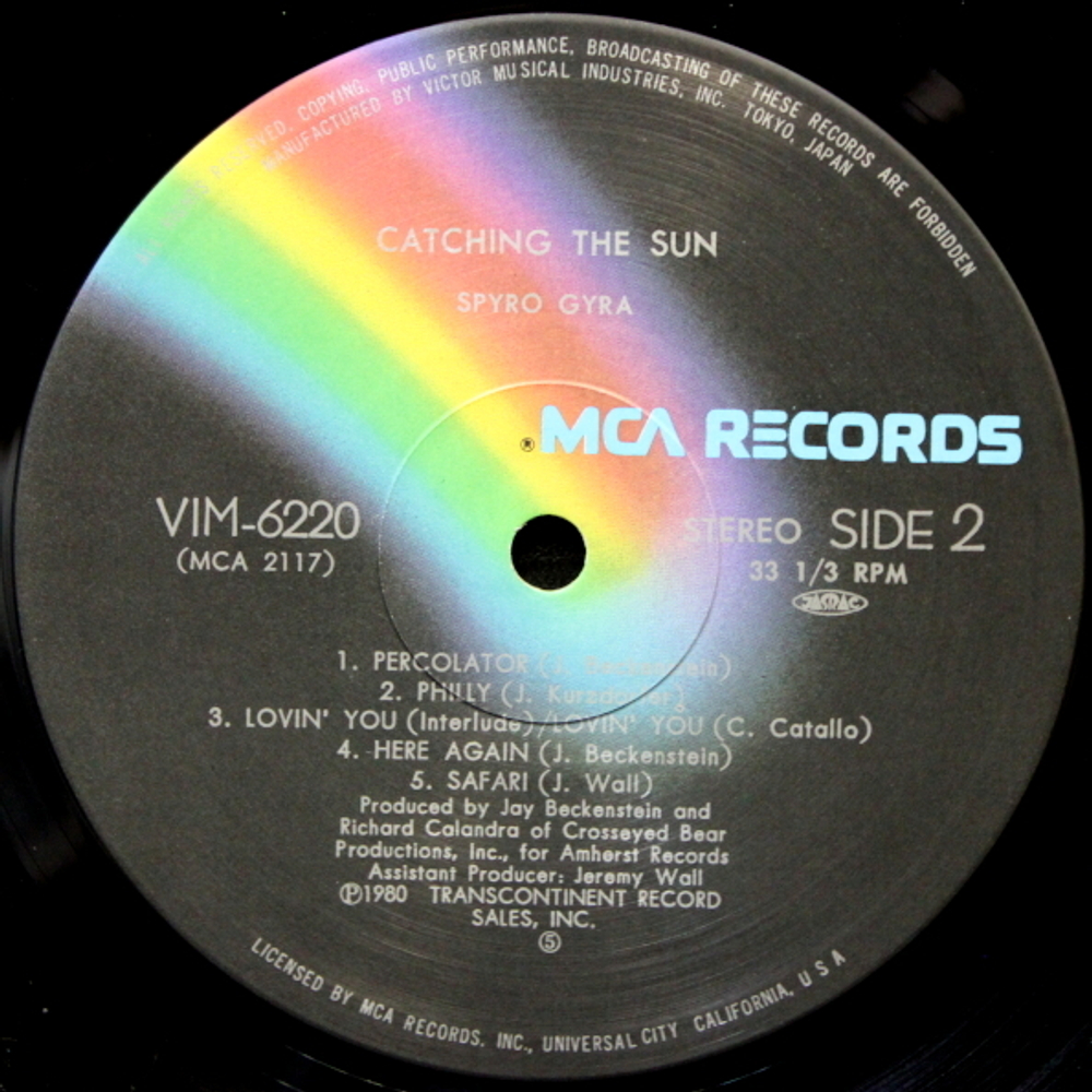 Spyro Gyra / Catching The Sun (LP)
