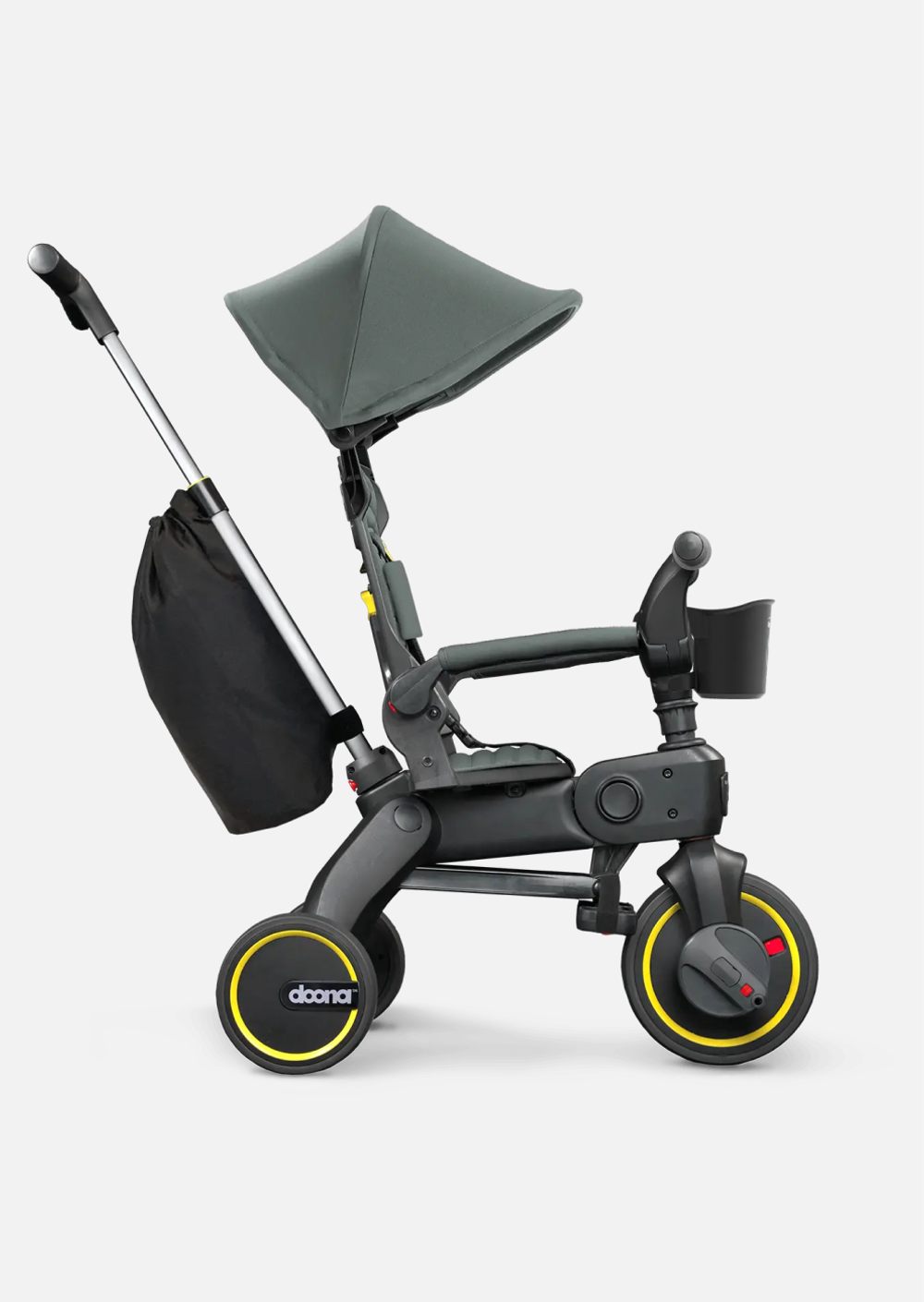 Doona Складной трехколесный велосипед Liki Trike S3, Slate Green (Forest Grey)