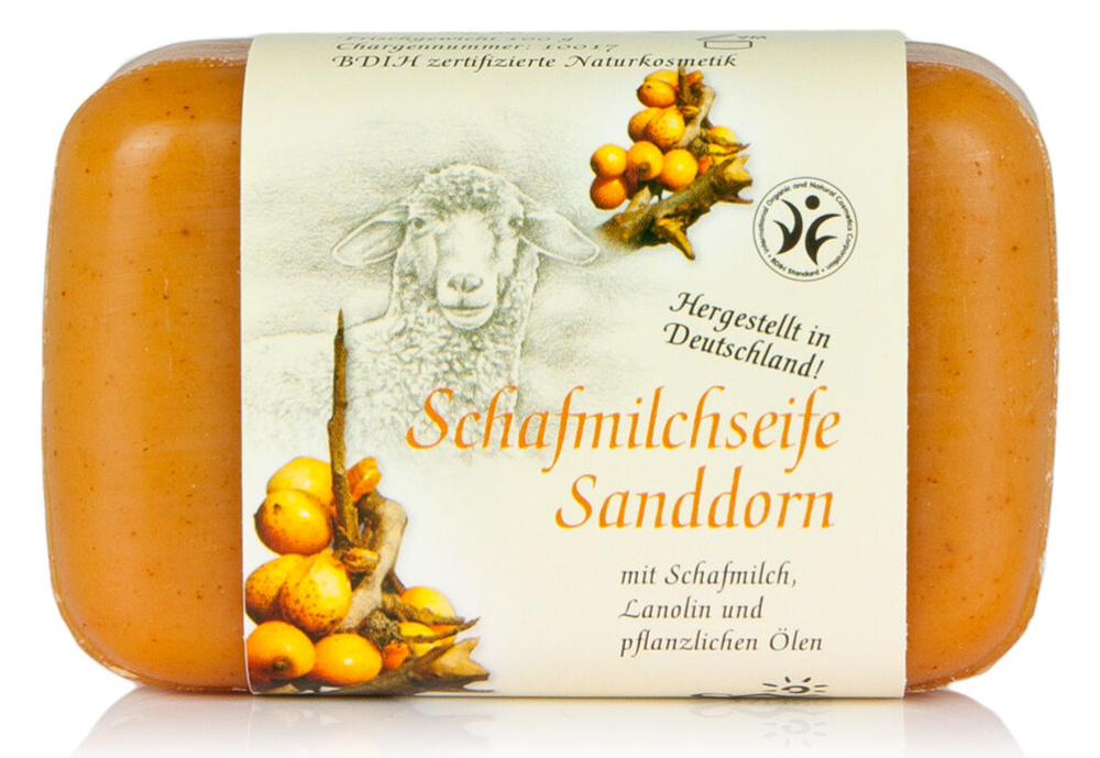 Мыло из овечьего молока, облепиха Saling, 100 гр