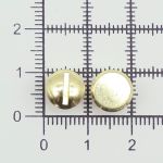 Винт кобурный металл ⌀9.0 мм, h=5.0 мм, золото, 50 шт