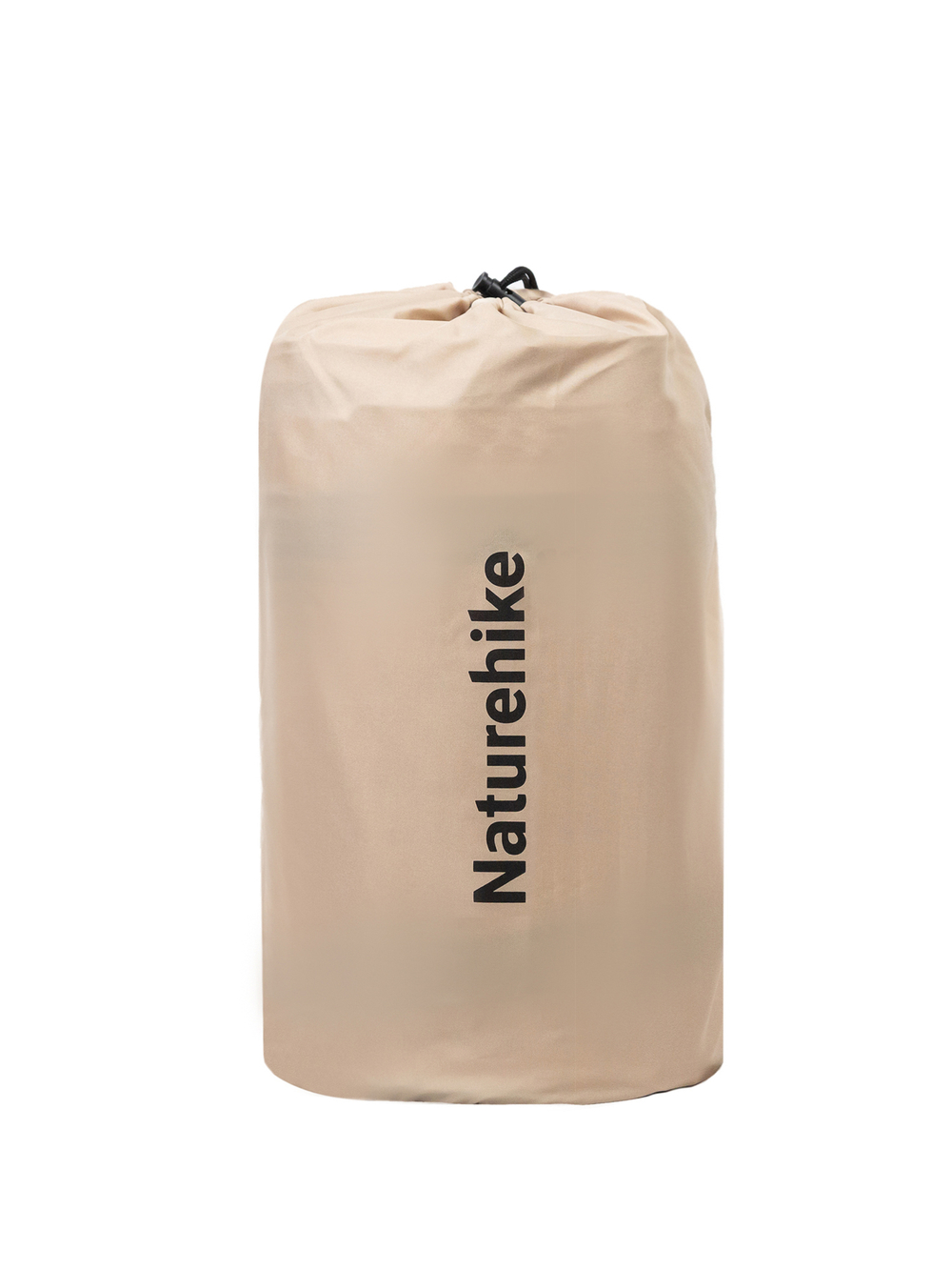Коврик надувной односпальный Naturehike D series, с подушкой, бежевый (CNK2550WS025)
