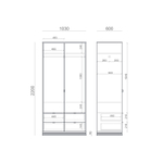 Шкаф TIMELESS TLD212