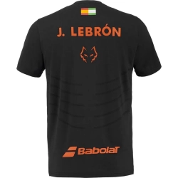 Теннисная футболка Babolat Replica J.Lebron - black/black