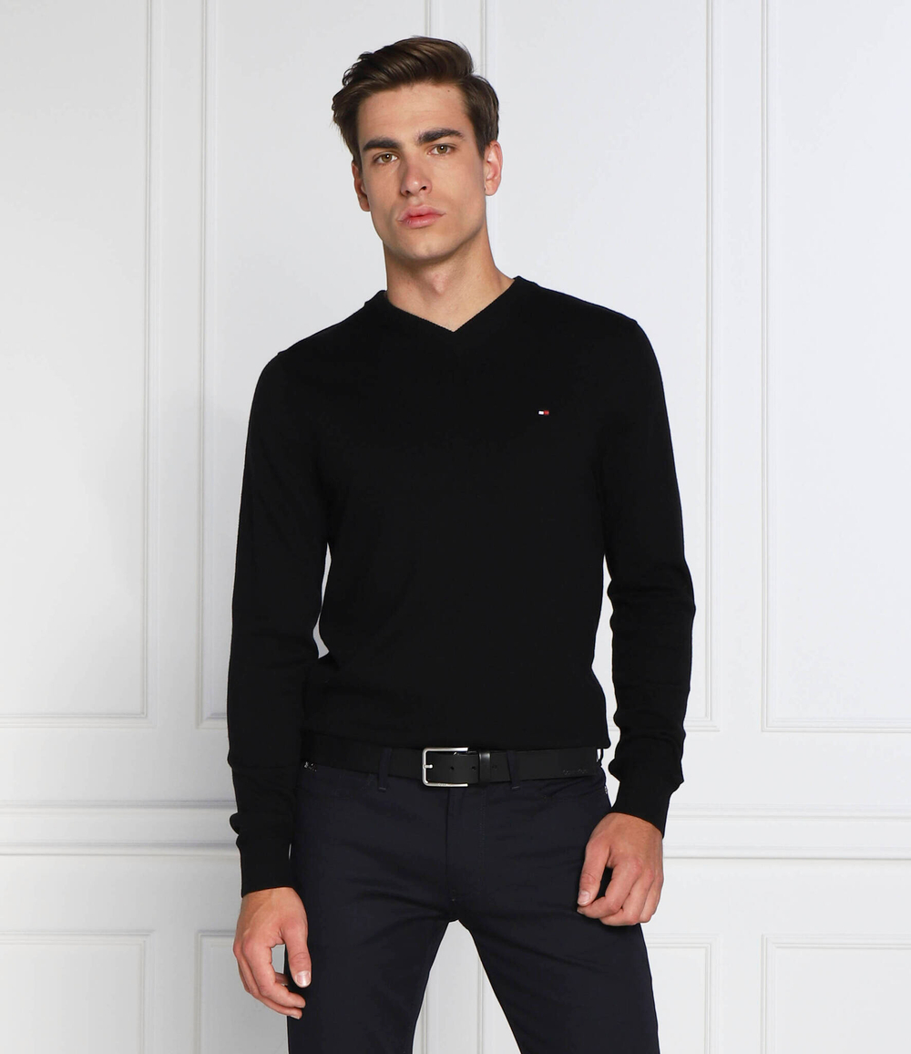 свитер Tommy Hilfiger - черный(MW0MW28047)