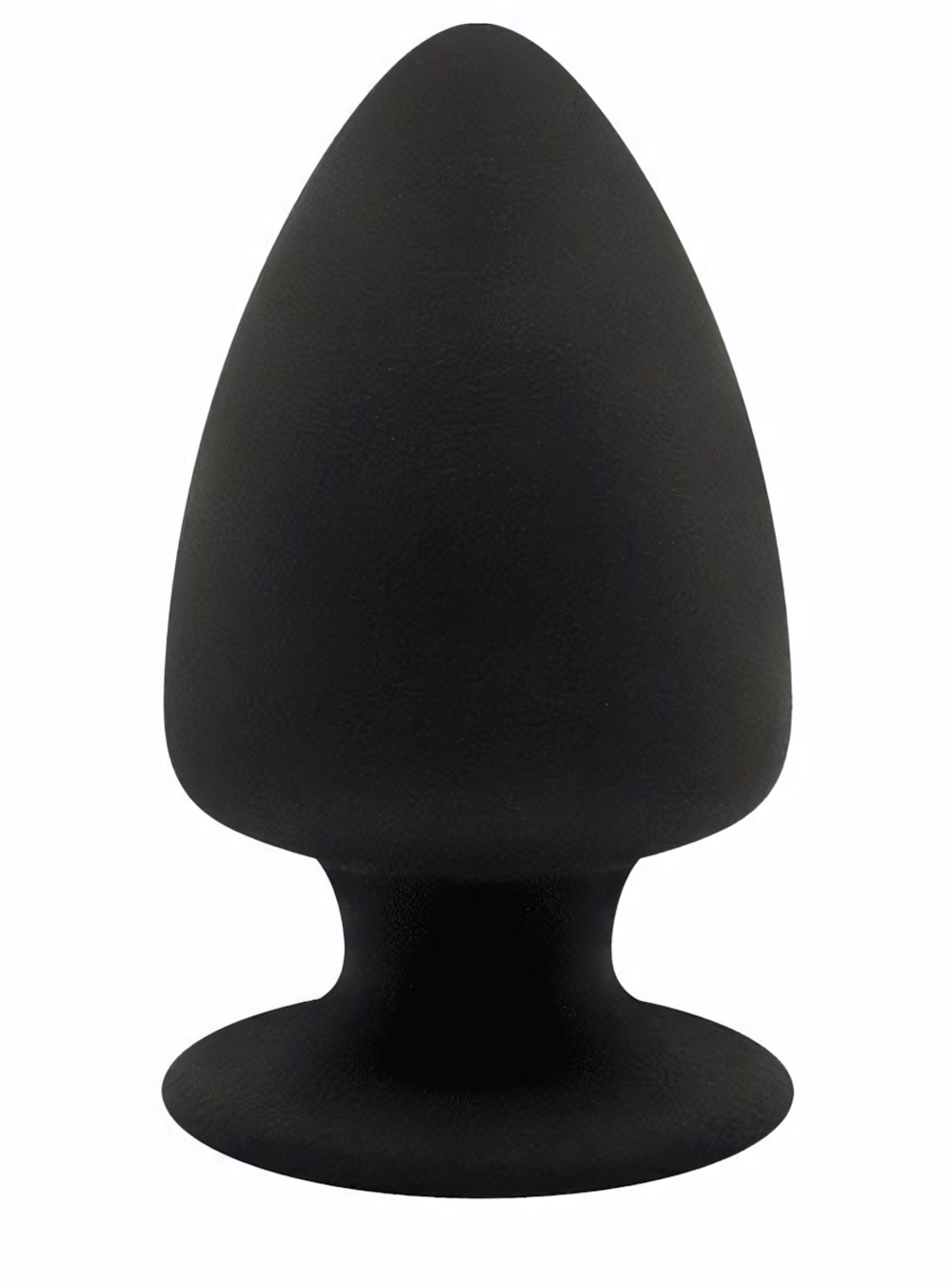 Черная анальная втулка Premium Silicone Plug XS - 8 см. (Цвет: черный)