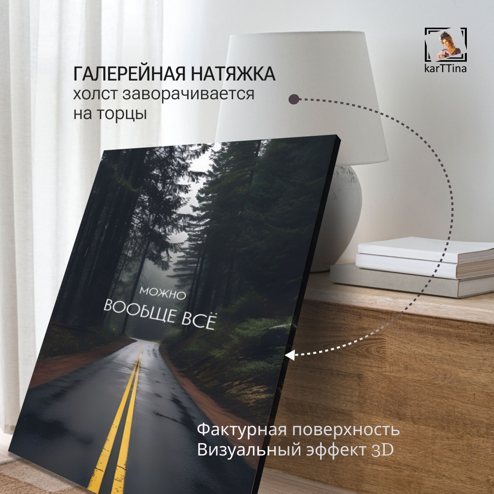 Картина на стену "Путеводная звезда" 50х70см 1шт.