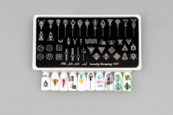 Swanky Stamping Пластина для стемпинга Arti for you with Swanky -04