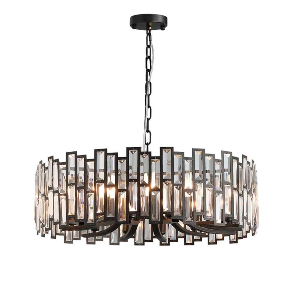 Люстра D8524P/S black/clear