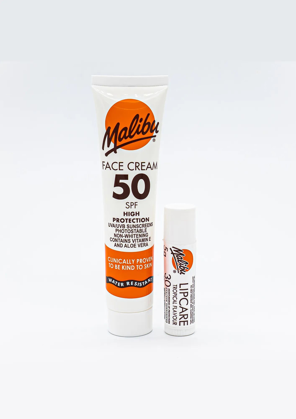 Набор Malibu Крем для лица Spf 50 (40 мл) и бальзам для губ Spf 30 (5 г), Великобритания