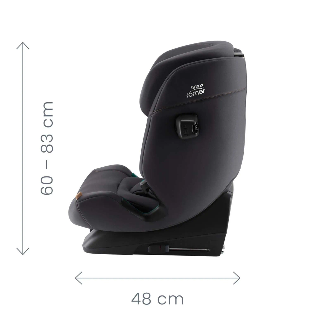 Автокресло 1/2/3 Britax Roemer ADVANSAFIX PRO Space Black, от 1 до 12 лет, 9-36 кг, isofix, черный