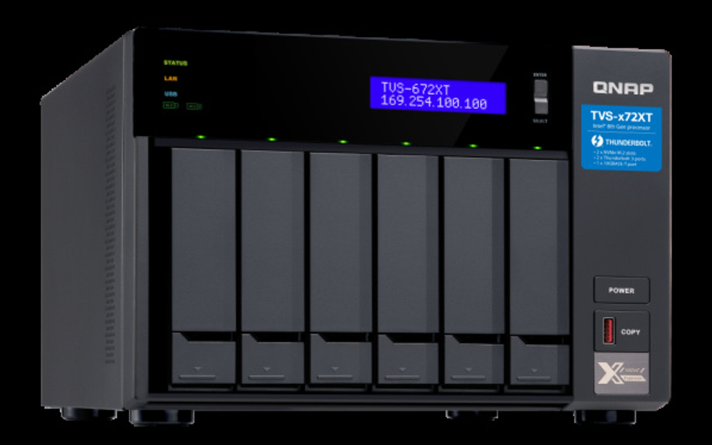 Сетевой RAID-накопитель QNAP TVS-672XT-i5-8G