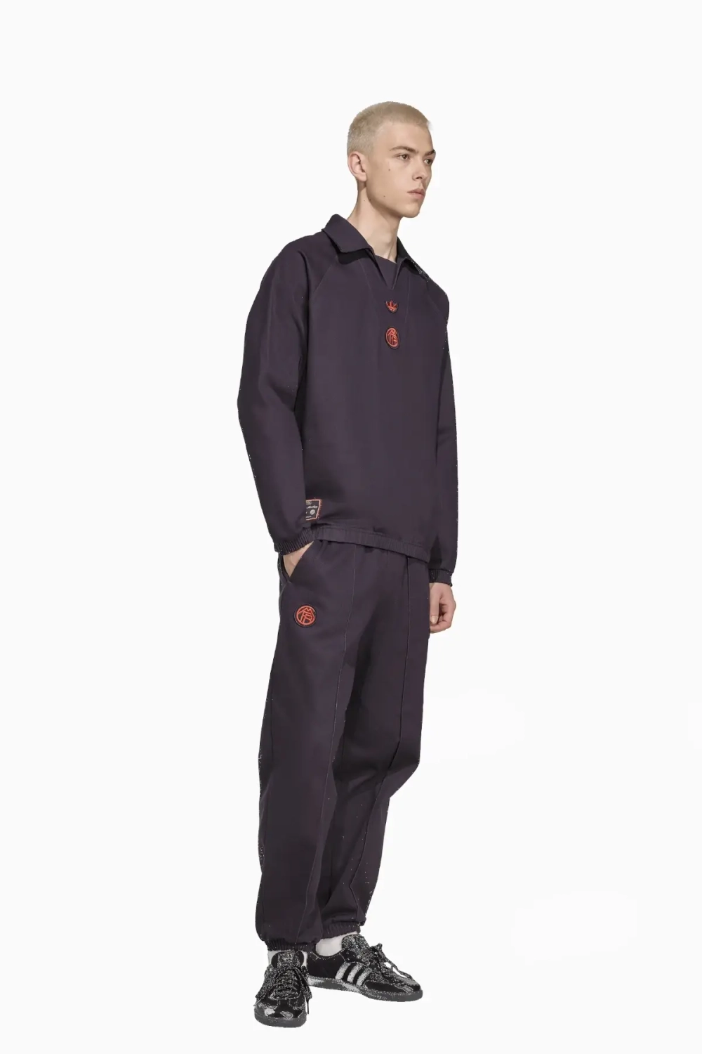 Кофта adidas FC Bayern 25/26 Terrace Icons Drill - фиолетовый